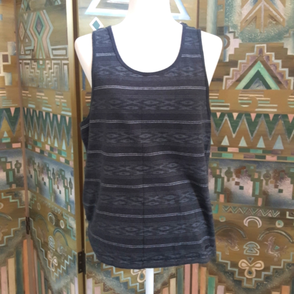 2/$12🌴O'Neill men's black & gray sporty tank shirt